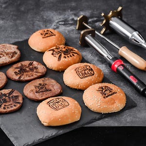 Branding iron for burger/Branding iron for food/ Cake Branding /food branding burger branding iron BBQ branding iron.