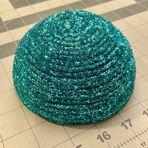 Teal Glitter Center, Wreath Supplies, Glitter UITC Flower Center, Flower Center, Flower Center For Wreath, Wreath Attachment
