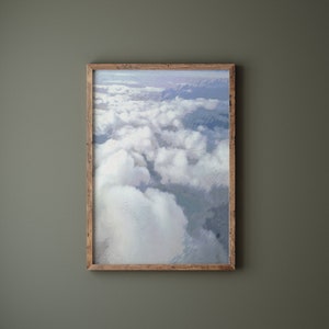 Digital Oil Painting Cloud Landscape Printable | Nature Landscape Print,  Oil Painting Sky Printable Wall Art , Vintage Oil Painting Sky