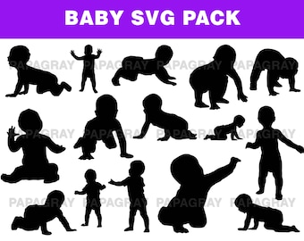Download Baby Silhouette Etsy