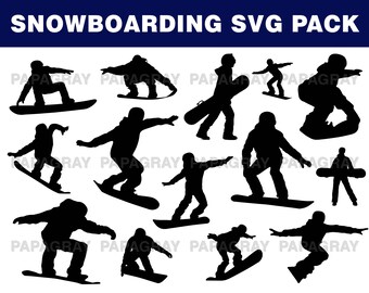 Download Snowboarding Svg Etsy