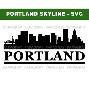 Portland Skyline SVG | Digital Download | Portland SVG, Portland PNG, Portland Vector, Oregon Svg, United States, Portland City