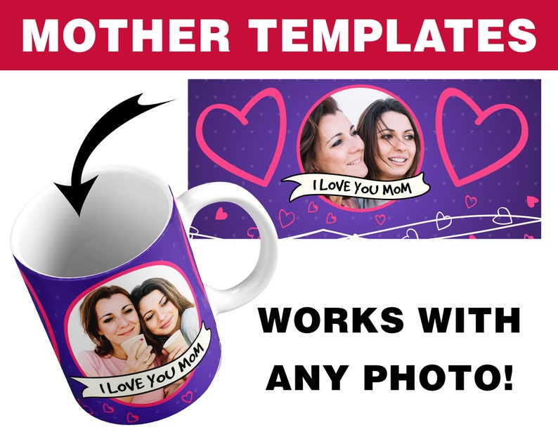 Download 20 Mother Sublimation TEMPLATES for Mugs Bundle Digital | Etsy