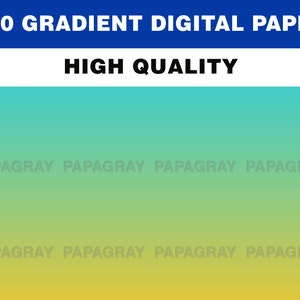 100 Gradient Digital Paper 300 DPI Digital Download 100 Backgrounds, 100 Gradient Backgrounds, Digital Paper Gradient PNG image 5