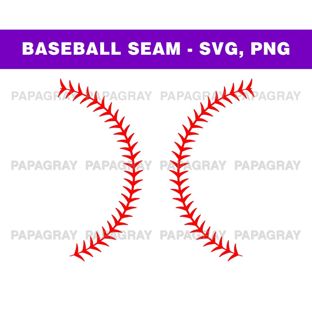 Baseball Seam SVG Digital Download Baseball Seam PNG, Baseball