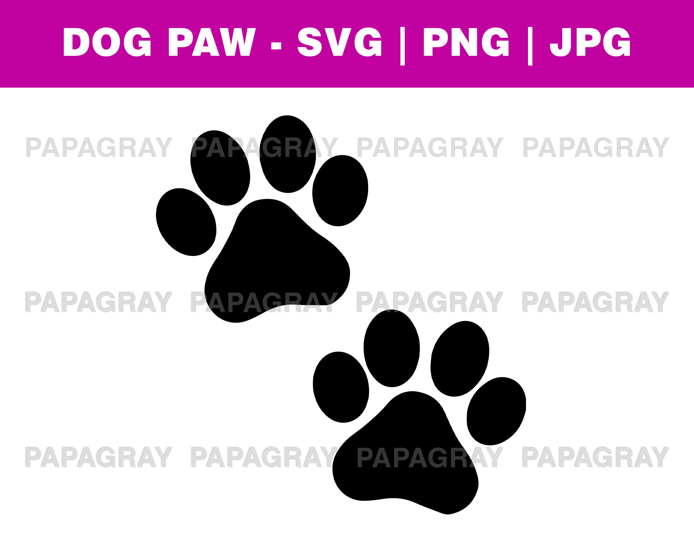 Dog Paw SVG Digital Download Dog Feet PNG Dog Feet Etsy