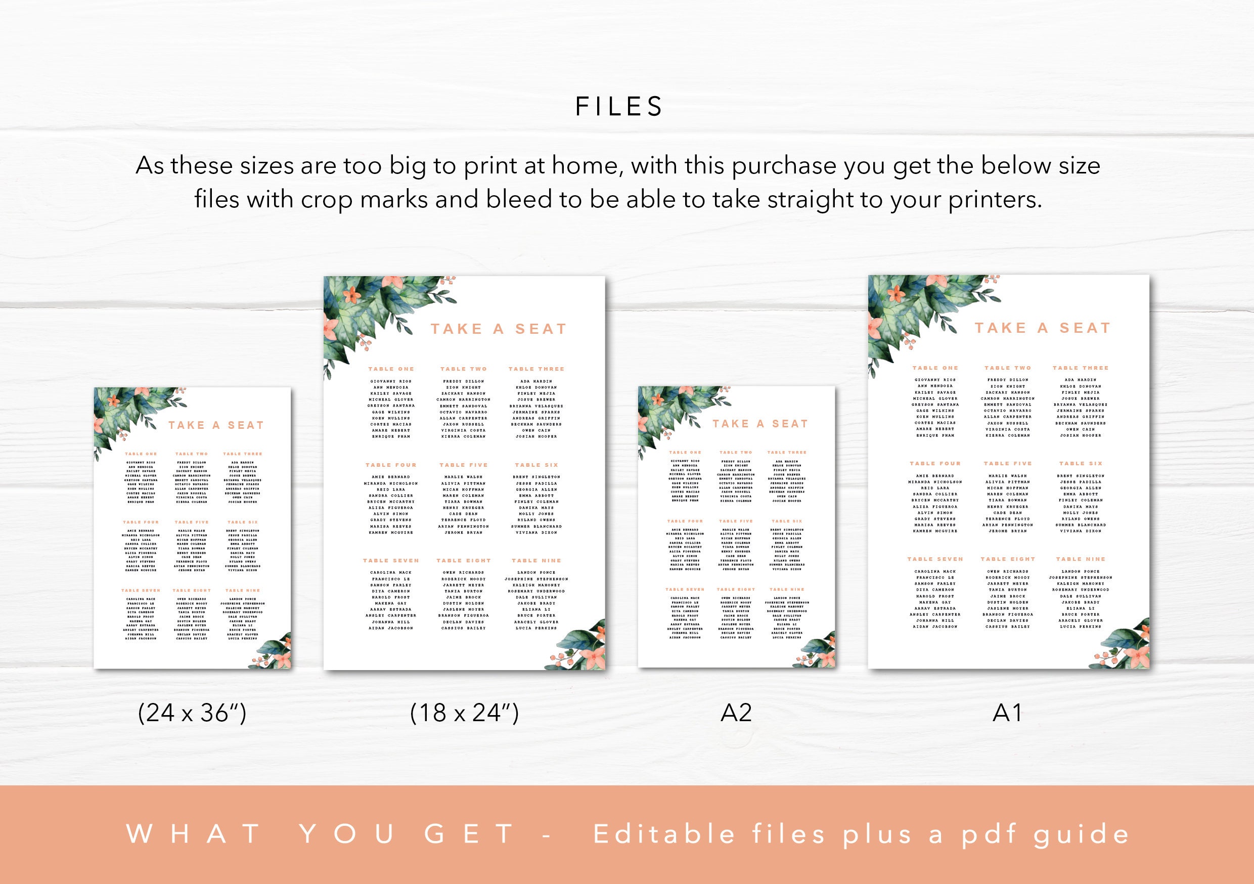 Wedding Seating Plan Template Instant Download Editable Printable Wedding Seating Plan Template Instant Download Editable Printable