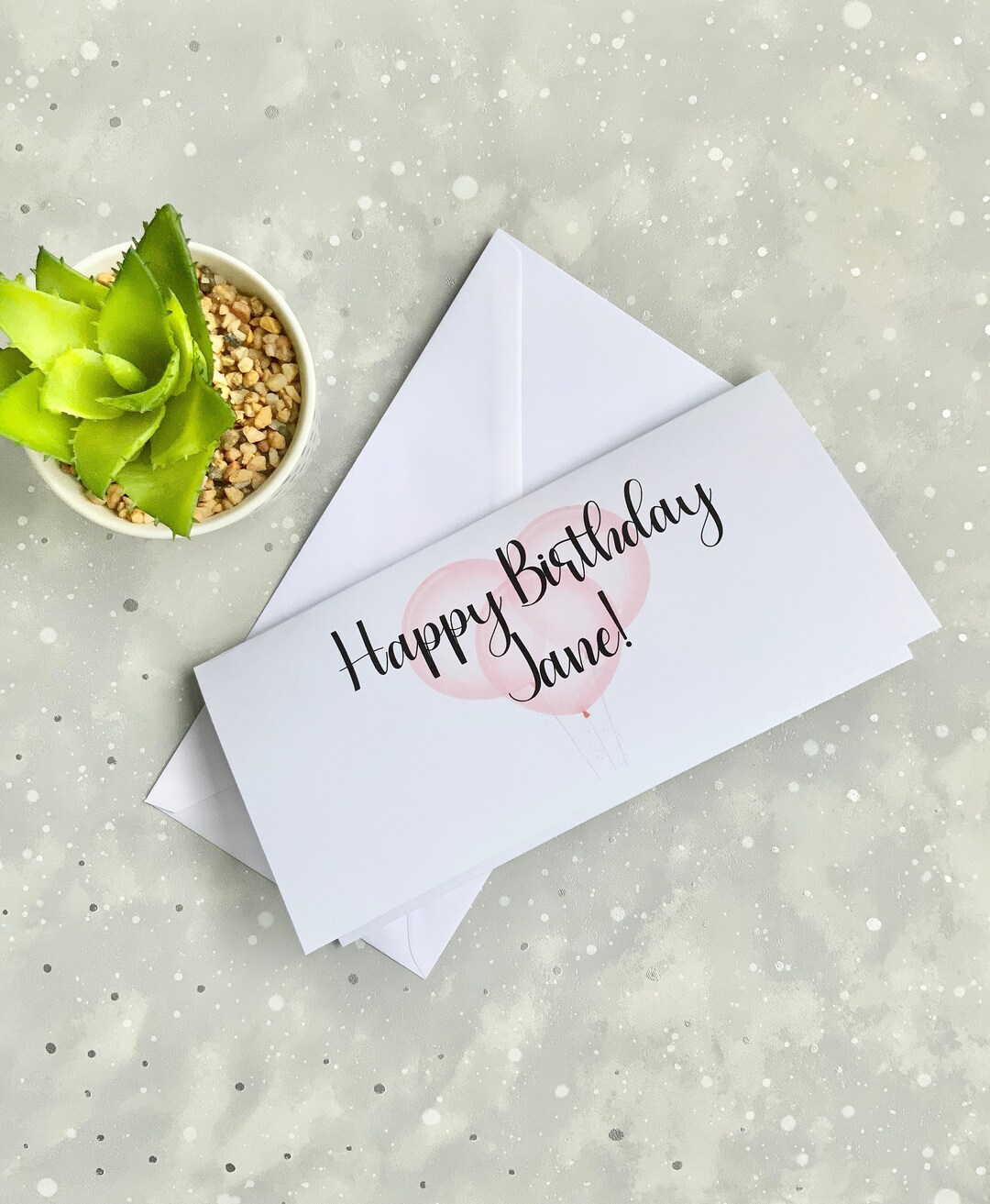 Personalised Happy Birthday Money Wallet, Personalised Money Envelope