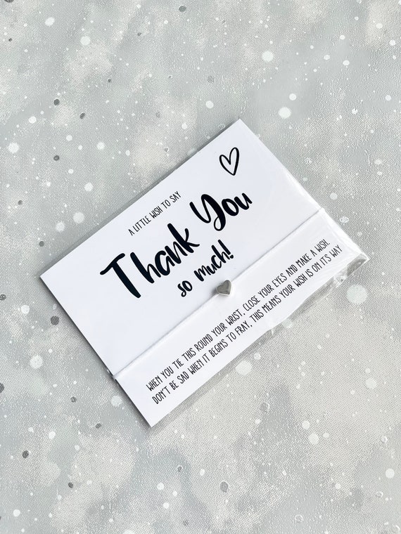 Thank you deals wish bracelets