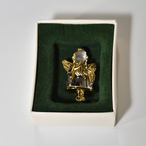 Swarovski Crystal Angel pin brooch vintage retired - image 5