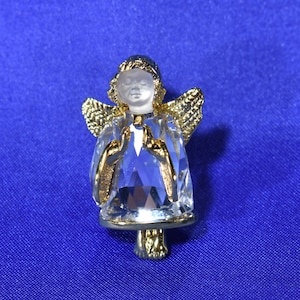 Swarovski Crystal Angel pin brooch vintage retired