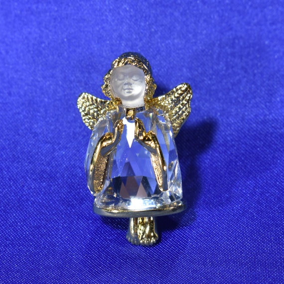 Swarovski Crystal Angel pin brooch vintage retired - image 1