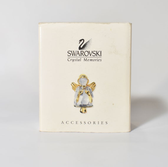 Swarovski Crystal Angel pin brooch vintage retired - image 4