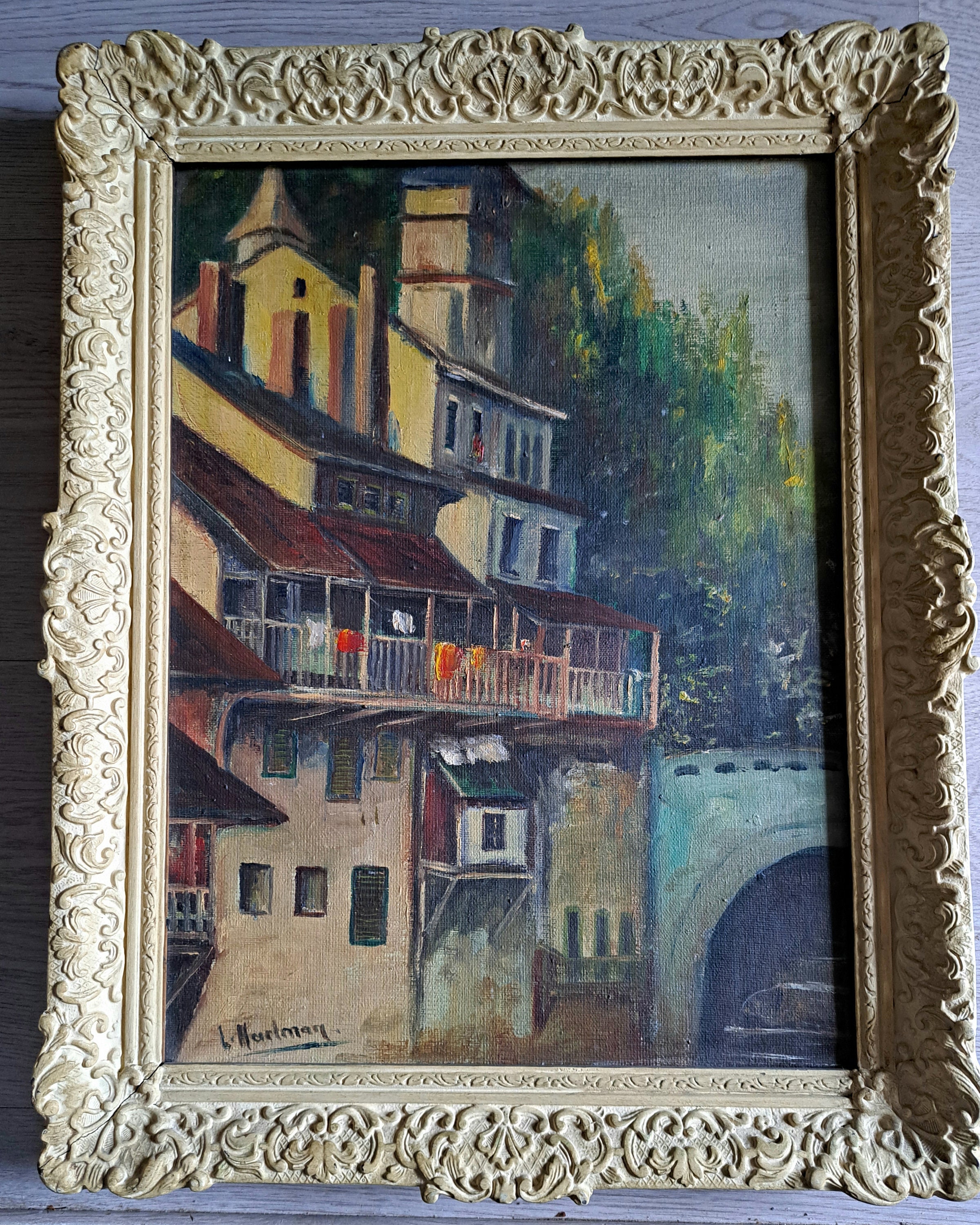 1960 french painting - Etsy 日本 マルセル・ムーリー「静物