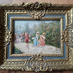 French brocante oil paintings - Etsy 日本