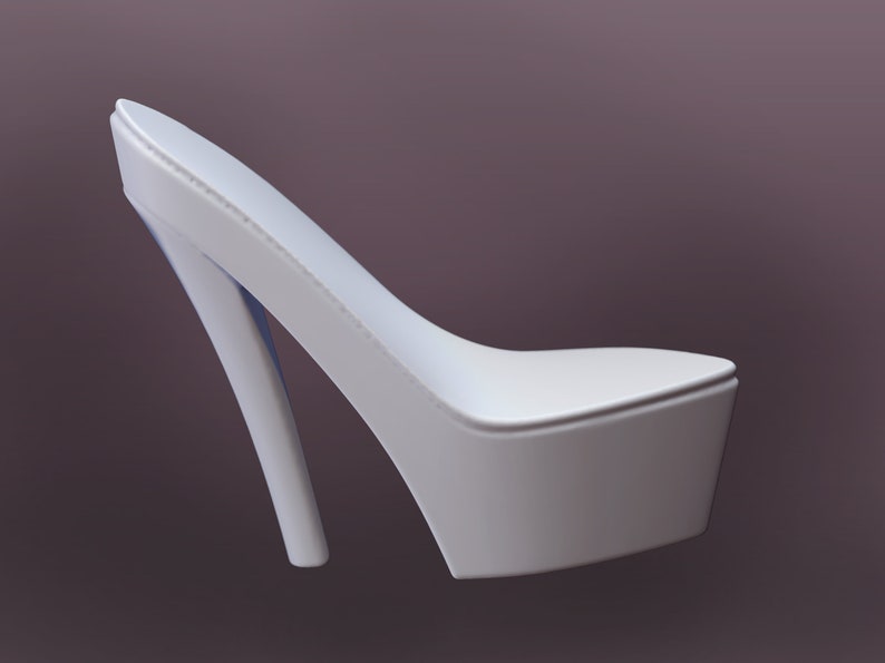 3d model of a high heel shoes free download stl file 3d model of a high heel shoes free download stl file