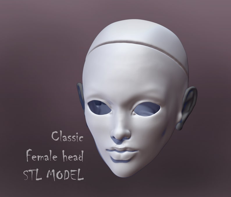 3d printer models for Resin 3d printer Princess doll Statuette Buy 3d models BJD face Art doll \u0421ollectable doll Fashion doll STL download