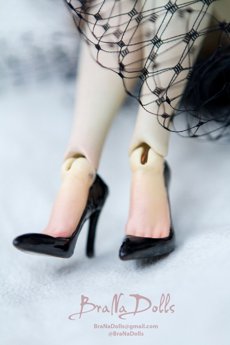Stl 3d Printer File Bjd Doll Heel Shoes Etsy