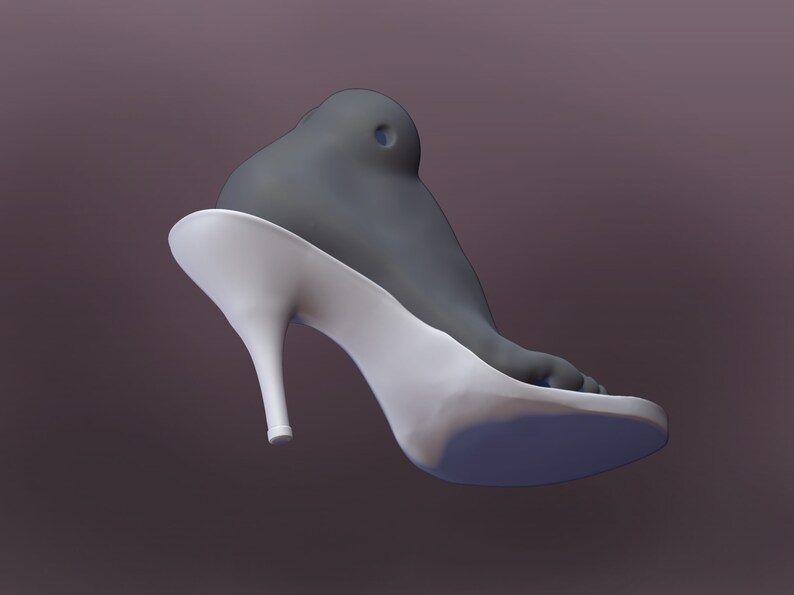 STL files 3d model for 3d printer BJD doll 1/6 shoes H Etsy