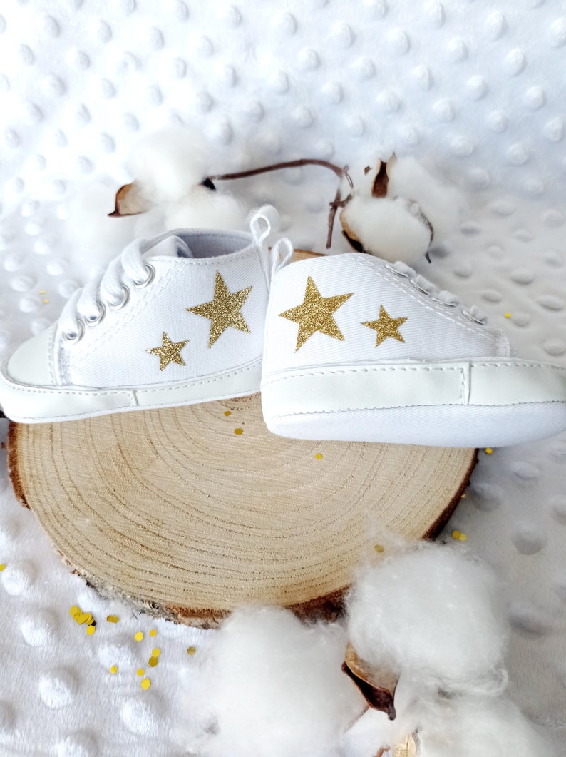 Personalized Shoes, Canvas Shoes, Personalized Crown Shoes, Baby Girl Shoes, Personalized Star Baby Shoes image 7
