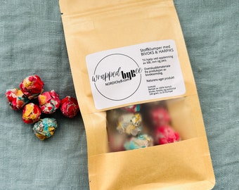 Fire Briquettes Cotton Ball BeesWax and Pine Resin Zero Waste Sustainable Eco Friendly All Natural Pack of approx 20 - 100 grams