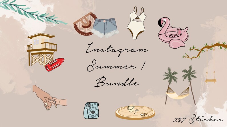 257 Summer I Story Planner Stickers