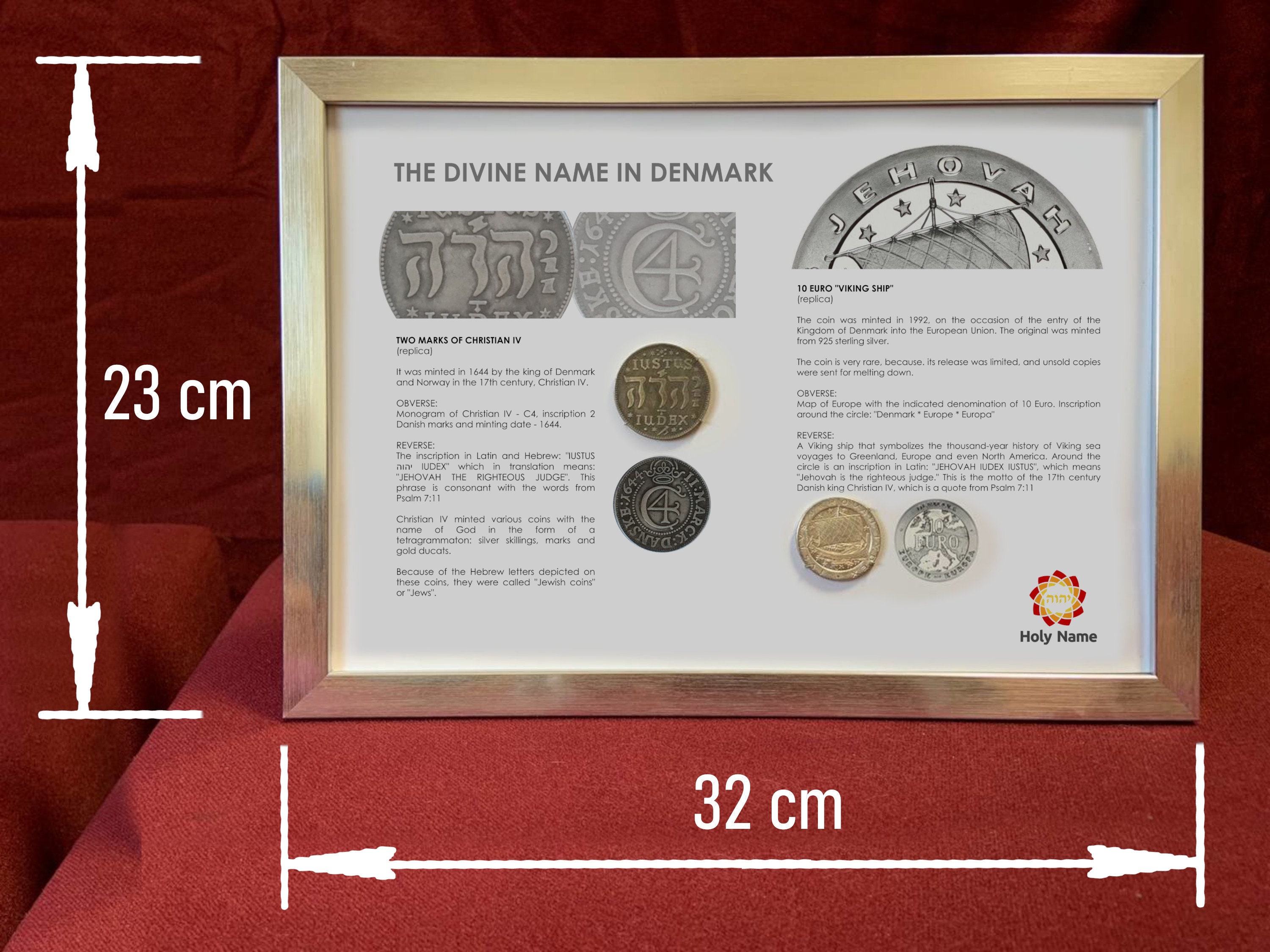 Coins With the Tetragrammaton Denmark / Coins Display / JW Gift / Home ...