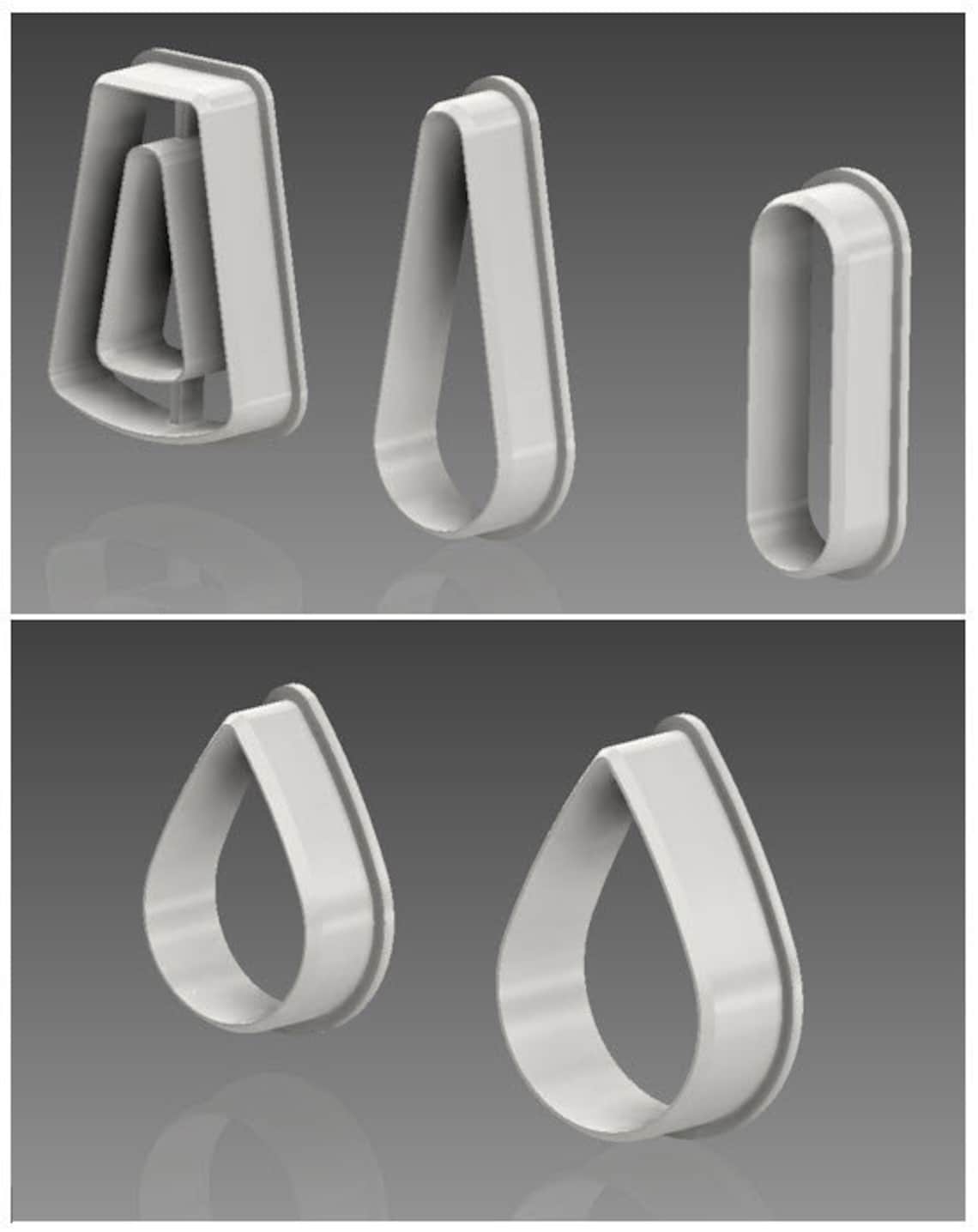 24 Polymer Clay Cutter Shapes STL DIGITAL DOWNLOAD Etsy