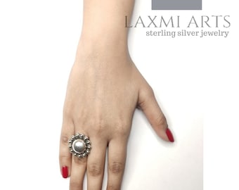 Adjustable designer handmade 92.5 sterling silver ring for mens and woman, sterling silver ring available in all sizes