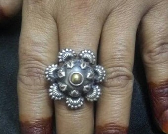 adjustable sterling silver ring oxidized ring pure silver 925 stylish ring handmade silver ring, Designer silver ring available in all sizes