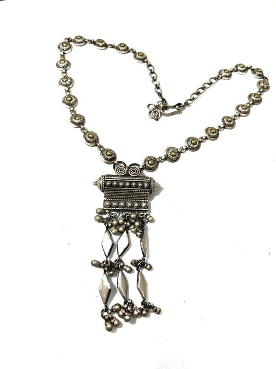 Pure Silver Necklace big Size Vintage Style Necklace for Girls Made by Pure Sterling Silver92 silver Guaranteed and Stamped With 925 Etsy
