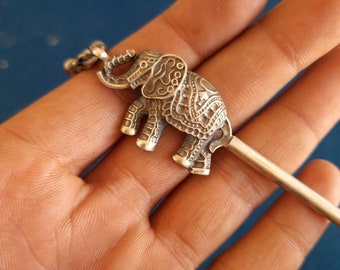 Solid Silver Bun fork, hair fork, silver hair Arch, Notched Hair stick, hair stick pin, Hair accessories, juda pin made by sterling silver