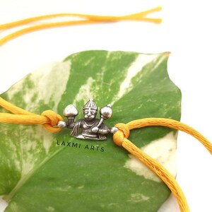 Sterling Silber Rakhi, Silber Rakhi für Bruder, Rakhi, Indische Designer Handarbeit Silber Rakhi