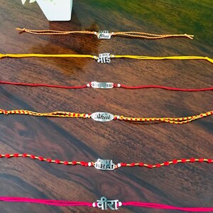 Sterling Silber Rakhi, Silber Rakhi für Bruder, Rakhi, Indian Designer Handmade Silver Rakhi