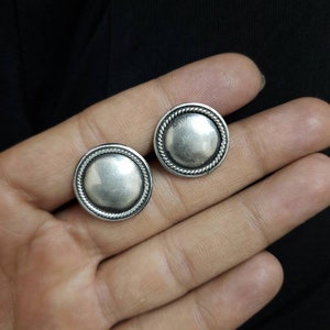 silver studs, simple silver studs, small silver studs, sterling silver small studs, earrings studs in sterling silver, tribal 925  studs