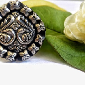 Silver Ring, sterling silver peacock design ring, oxidized ring, pure silver 925 stylish ring, handmade silver ring, available in all sizes