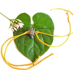 Sterling Silber Rakhi, Silber Rakhi für Bruder, Rakhi, Indische Designer Handarbeit Silber Rakhi