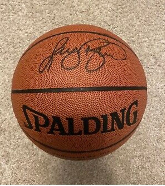 Larry Bird Signed Basketball Etsy