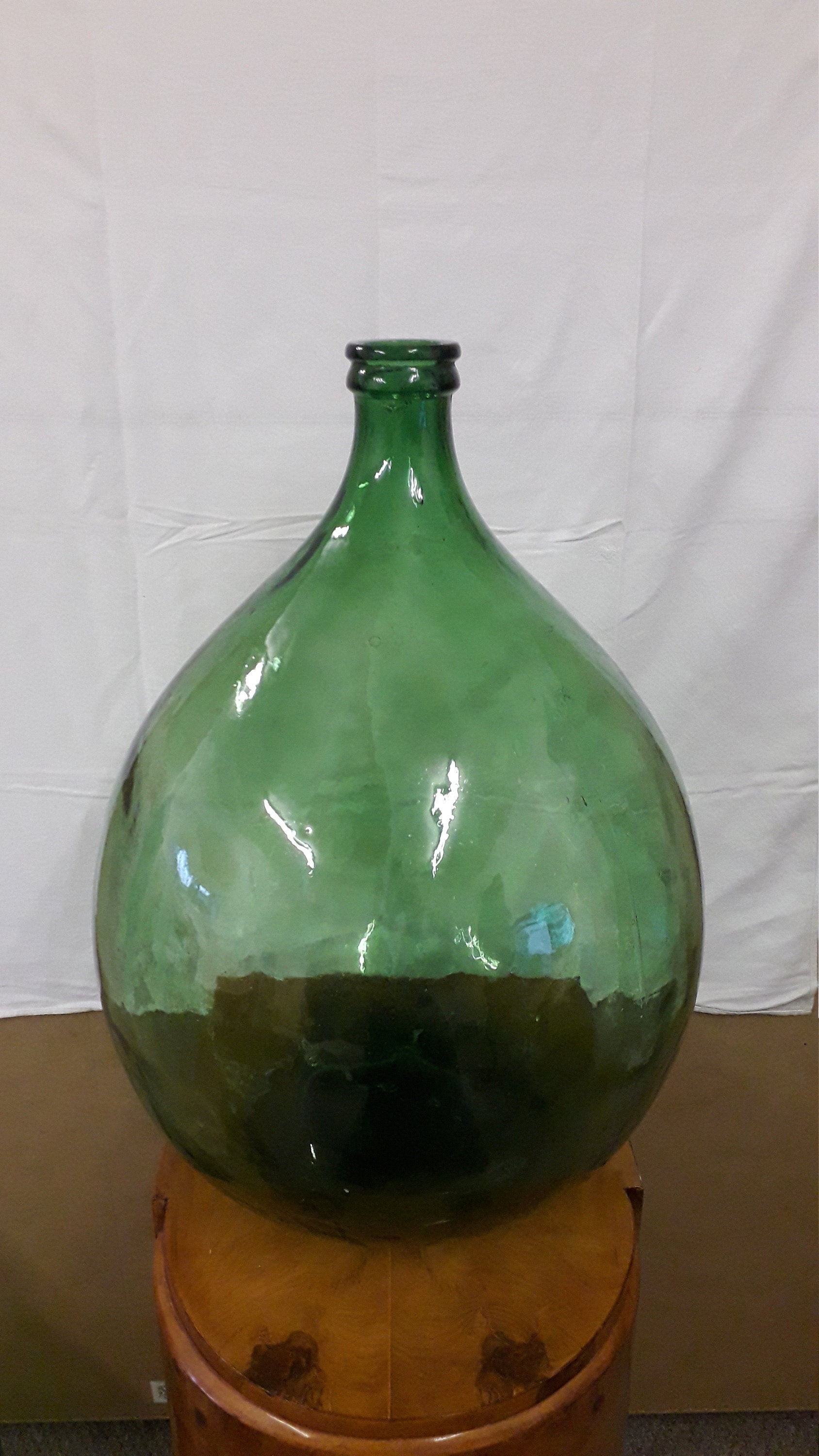 54 Litre Italian Glass Demijohn Etsy