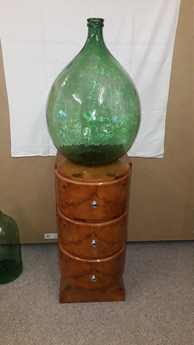 54 Litre Italian Glass Demijohn Etsy