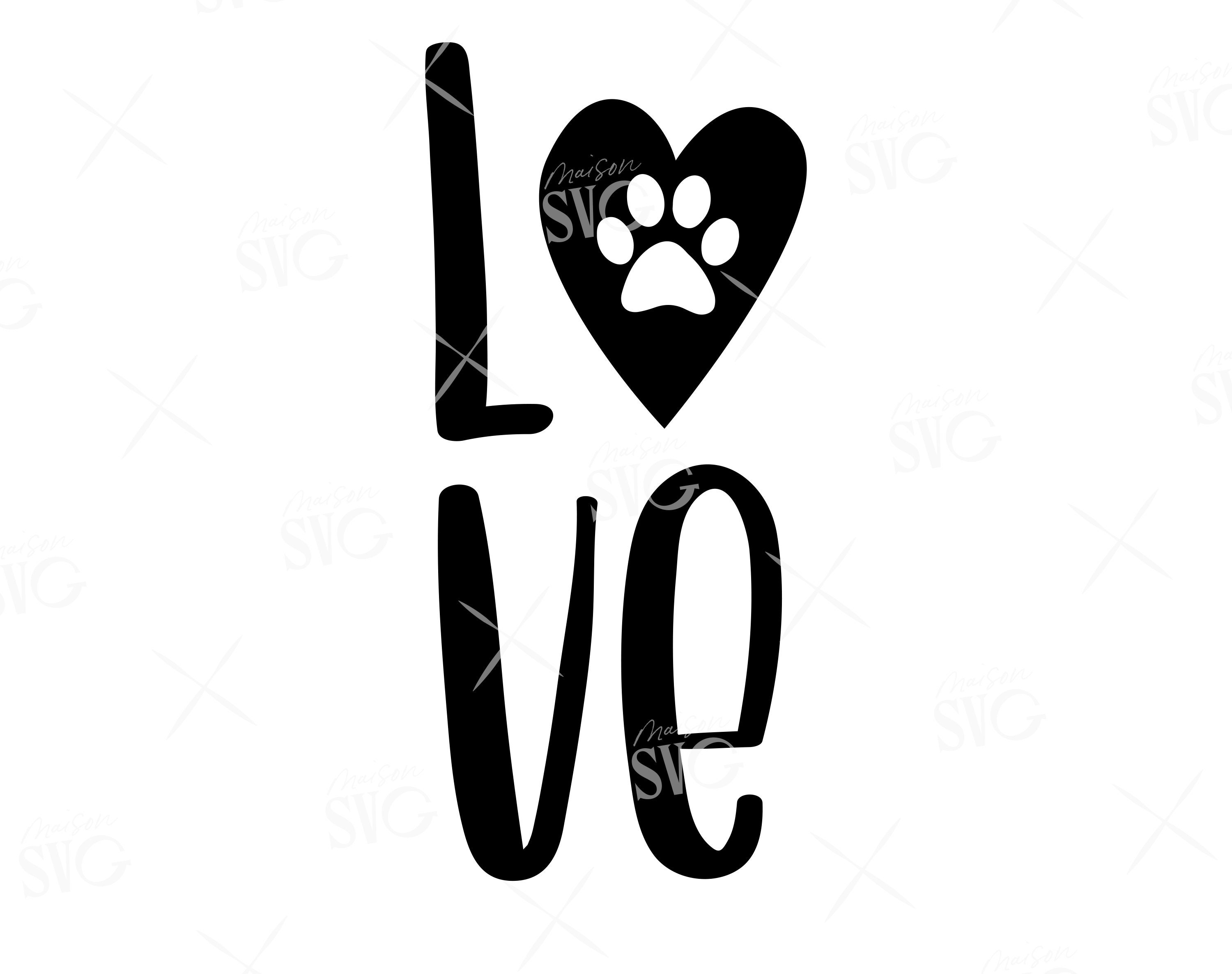 Free Free 216 Love Paw Svg SVG PNG EPS DXF File