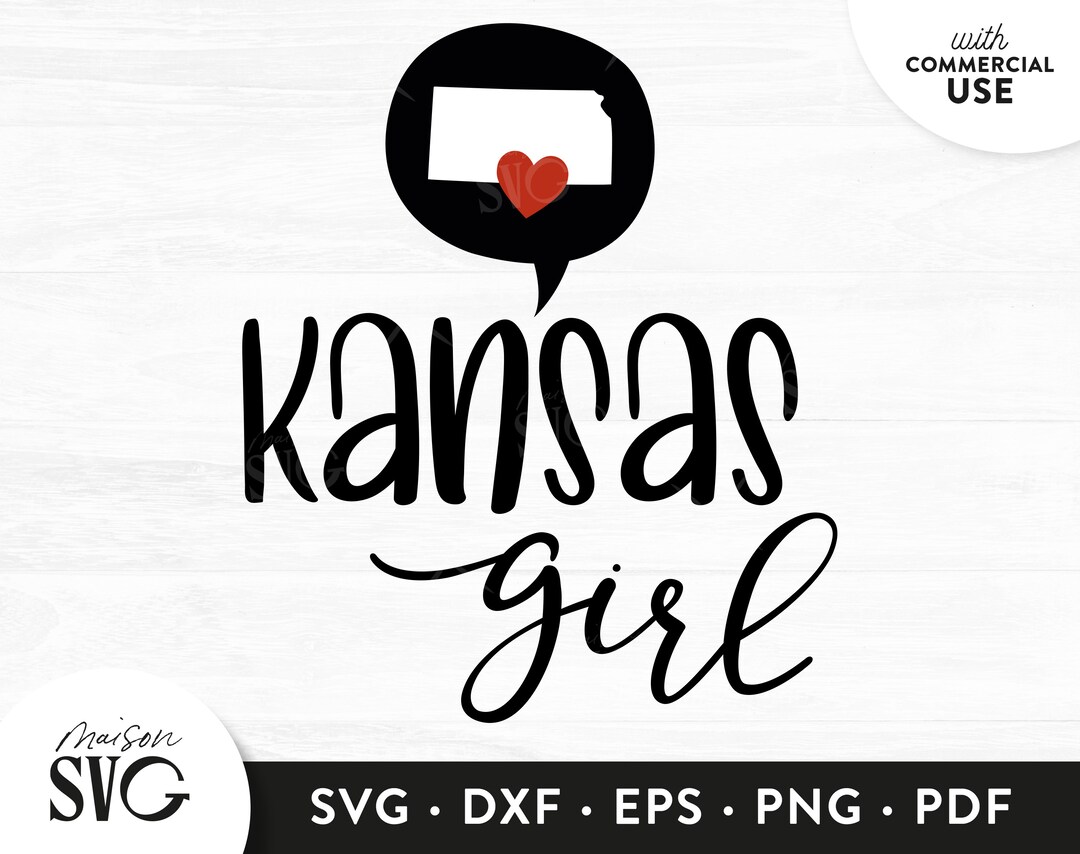 Kansas Girl SVG, Kansas Map Svg, Kansas Svg, Kansas State Svg, Usa ...