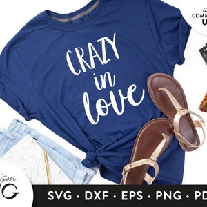 Crazy in love svg, In love svg Valentines Day Svg file, SVG File for Cricut, Love SVG Files, Wedding Svg, SVG Cricut Files, Instant Download
