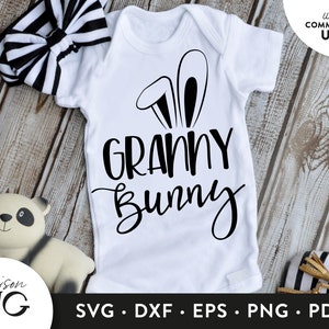 Granny Bunny SVG File, Grandma Svg, Gift for Grandma svg, Best Grandma svg, Love Grandma Family Granny SVG Cricut Files, Instant Download