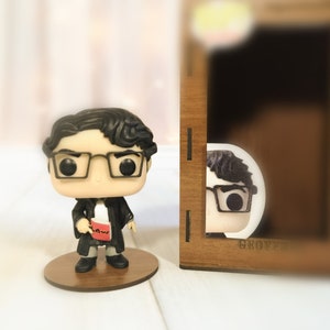 Custom Funko Pop Handmade Personalized and Custom Wooden Funko Pop Box, Wedding Couple, Table Decor, Cake Topper, Gift
