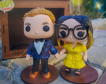 Custom Funko Pop 2 Pack. Wedding Cake Toppers, Wedding or  Couple Funko Pop Set + Personalized Box