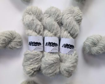 Fio DK de seda Suri tingido à mão – Mistura de alpaca bebê para tricô e crochê.