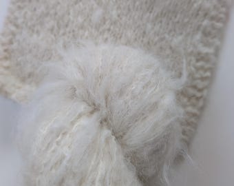 Suri Silk DK - Fio sem tingimento para projetos de tricô/crochê/artesanato, fio tingido artesanalmente.