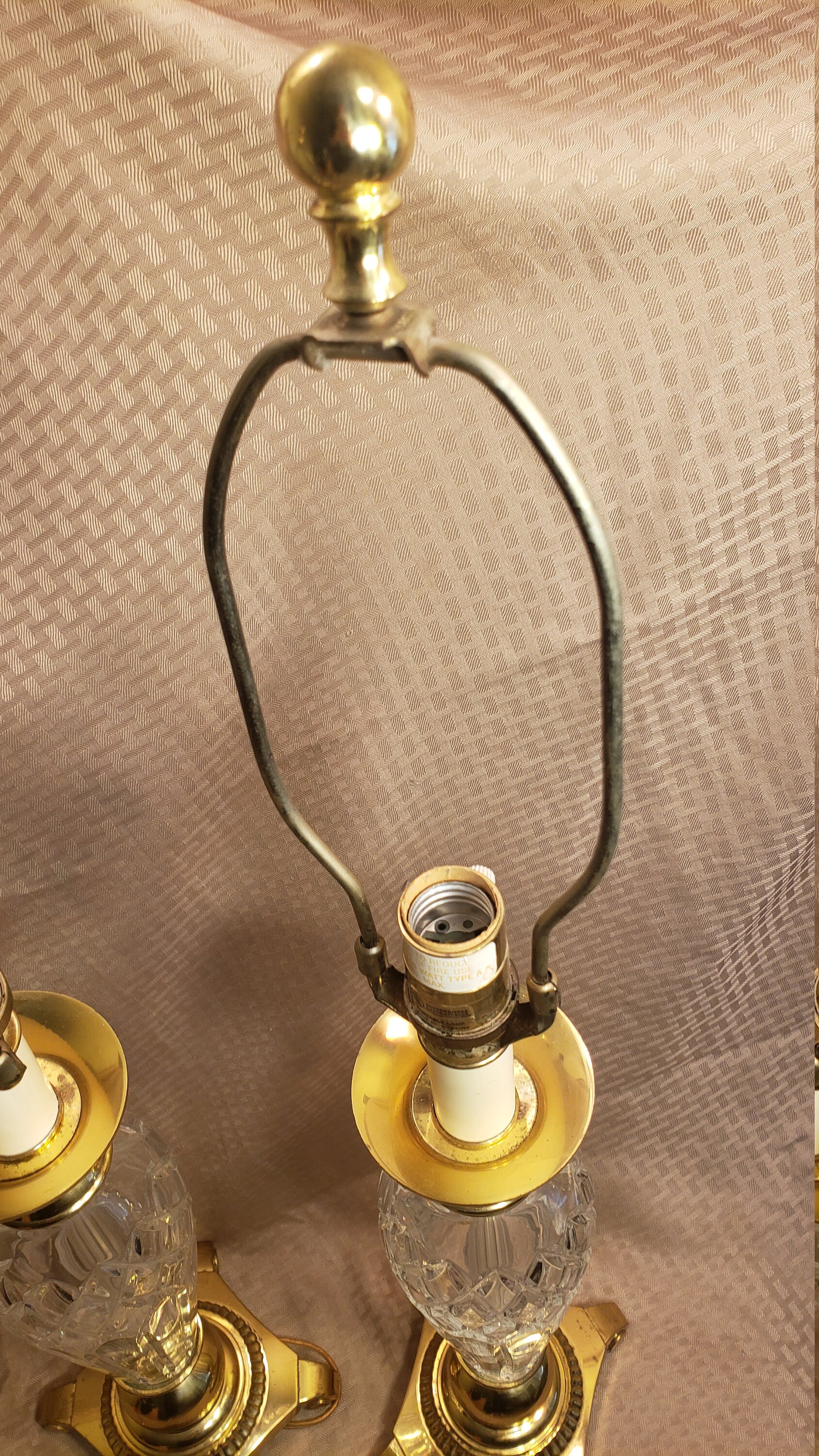 Vintage Waterford crystal Lamps Etsy