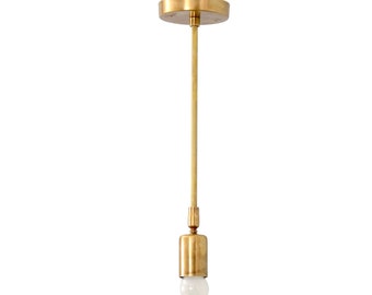 Modern Brushed Brass single Sputnik chandelier light Fixture